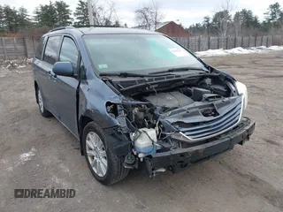 2017 Toyota Sienna LE with VIN 5TDJZ3DC8HS160748, listed as a IAAI auction lot 41327151 with 342,006 mi miles. Bid and sale history available at carsss.com. Image 1.