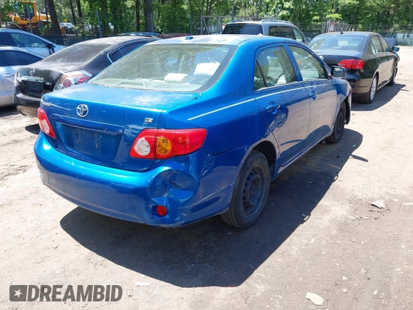 2009 Toyota Corolla with VIN 2T1BU40E69C167904, listed as a IAAI auction lot 42206415 with 201,694 mi miles. Bid and sale history available at carsss.com. Image 4.