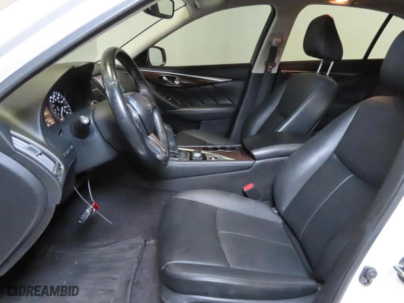 2018 Infiniti Q50 3.0t LUXE with VIN JN1EV7ARXJM442004, listed as a Copart auction lot 54444415 with 55,259 mi miles and Salvage Title. Bid and sale history available at carsss.com. Image 9.
