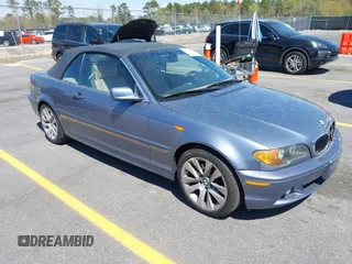2004 BMW 3 Series 325Ci with VIN WBABW33494PL29877, listed as a IAAI auction lot 41891357 with Not Provided miles and . Bid and sale history available at carsss.com. Image 1.