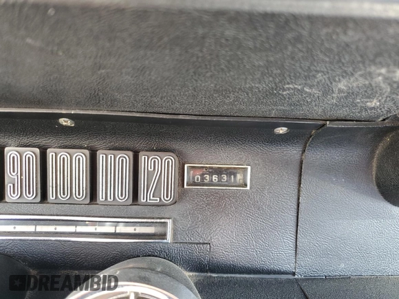 1964 Ford Thunderbird with VIN 4Y85Z148141, listed as a Copart auction lot 73769444 with 3,631 mi miles and Salvage Title. Bid and sale history available at DreamBid. Image 9.