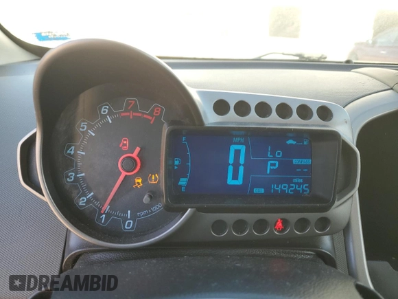 2015 Chevrolet Sonic LS with VIN 1G1JA6SH3F4141324, listed as a Copart auction lot 46271675 with 149,245 mi miles and Salvage title. Bid and sale history available at DreamBid. Image 9.