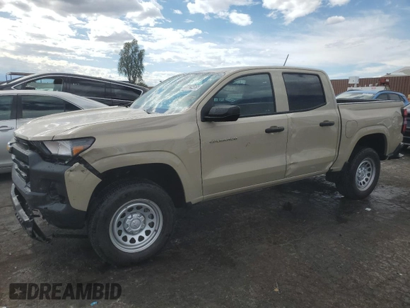 2024 Chevrolet Colorado 2WD Work Truck with VIN 1GCGSBEC7R1134986, listed as a Copart auction lot 55029465 with 14,384 mi miles and Clean Title. Bid and sale history available at DreamBid. Image 1.