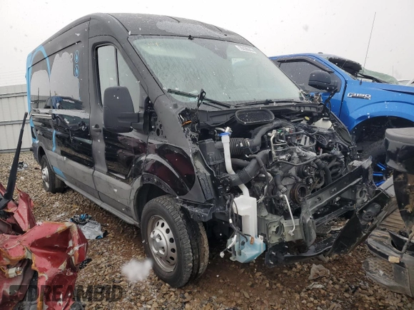 2023 Ford Transit Cargo with VIN 1FTBR1C87PKA37003, listed as a Copart auction lot 78436043 with 24,641 mi miles and . Bid and sale history available at DreamBid. Image 4.