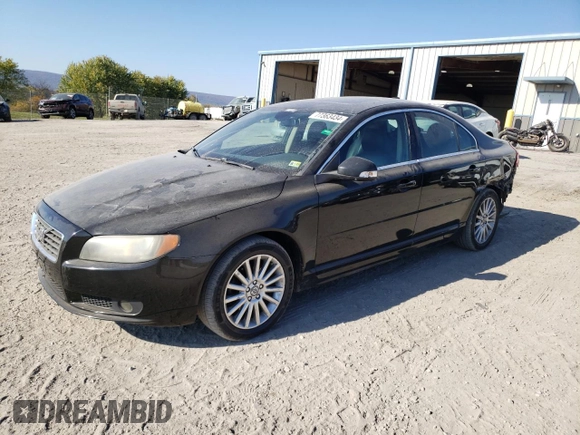 2007 Volvo S80 I6 with VIN YV1AS982871027227, listed as a Copart auction lot 77363434 with 119,253 mi miles and Salvage Title. Bid and sale history available at carsss.com. Image 1.