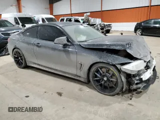 2015 BMW 4 Series 435i xDrive with VIN WBA3R5C57FK372646, listed as a Copart auction lot 84455784 with Not provided miles and Salvage title. Bid and sale history available at DreamBid. Image 4.