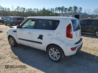 2012 Kia Soul + with VIN KNDJT2A69C7420099, listed as a Copart auction lot 87730385 with Not Provided miles and Salvage Title. Bid and sale history available at DreamBid. Image 2.