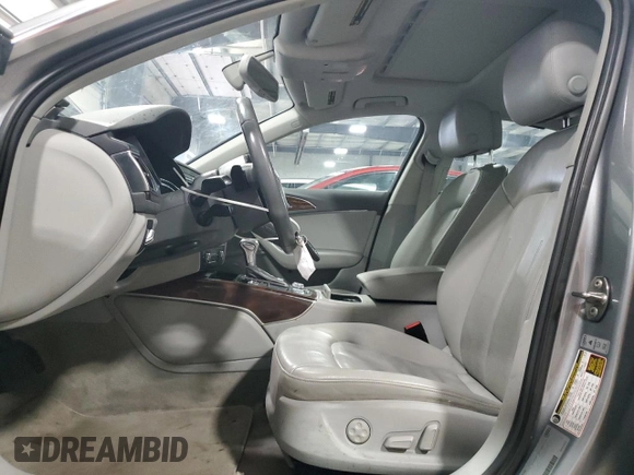 2015 Audi A6 Premium Plus with VIN WAUGFAFC7FN019738, listed as a Copart auction lot 54540785 with 135,950 mi miles and Salvage title. Bid and sale history available at DreamBid. Image 7.