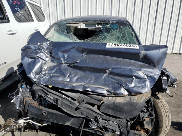 2020 Kia Rio S with VIN 3KPA24AD9LE284537, listed as a Copart auction lot 74033824 with 0 mi miles and Salvage Title. Bid and sale history available at carsss.com. Image 5.