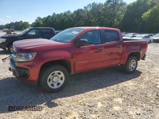 2021 Chevrolet Colorado 2WD Work Truck z VIN 1GCGSBEA5M1108653, wystawiony jako Copart lot #52639675 z przebiegiem 56 922 mil mil oraz Szkoda całkowita • Salvage title. Historia ofert i sprzedaży dostępna na DreamBid. Obrazek 1.