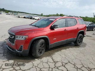 2023 GMC Acadia AT4 with VIN 1GKKNLLSXPZ129589, listed as a Copart auction lot 56921465 with 49,801 mi miles and Salvage title. Bid and sale history available at DreamBid. Image 1.