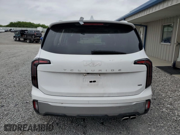 2023 Kia Telluride SX Prestige X-Line z VIN 5XYP5DGC4PG364580, wystawiony jako Copart lot #58479865 z przebiegiem 21 436 mil mil oraz Szkoda całkowita • Salvage title. Historia ofert i sprzedaży dostępna na DreamBid. Obrazek 6.