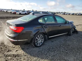 2016 Kia Cadenza Premium with VIN KNALN4D70G5201159, listed as a Copart auction lot 77439264 with 109,934 mi miles and Salvage Title. Bid and sale history available at carsss.com. Image 3.