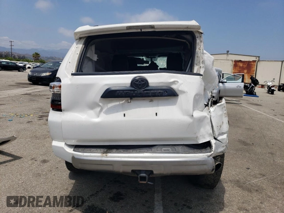 2019 Toyota 4Runner SR5 with VIN JTEBU5JR9K5695720, listed as a Copart auction lot 60170145 with Not provided miles and Salvage title. Bid and sale history available at DreamBid. Image 6.
