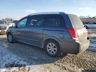 2007 Nissan Quest with VIN 5N1BV28U47N138114, listed as a Copart auction lot 42026275 with 83,544 mi miles and Salvage Title. Bid and sale history available at carsss.com. Image 2.