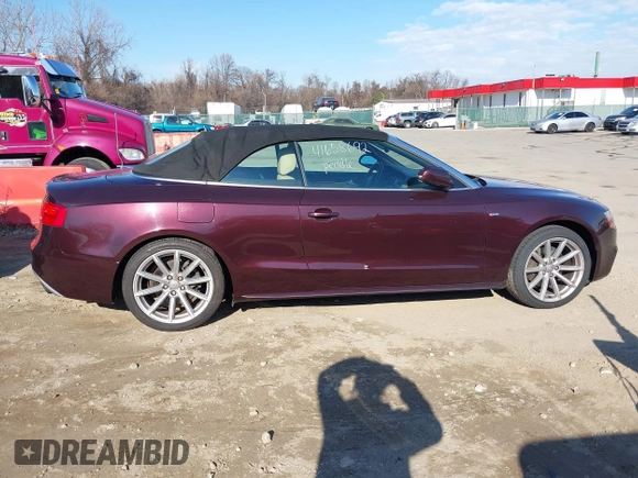 2015 Audi A5 Premium Plus z VIN WAUMFAFH8FN004891, wystawiony jako IAAI lot #41658692 z przebiegiem 179 527 mil mil oraz . Historia ofert i sprzedaży dostępna na DreamBid. Obrazek 13.