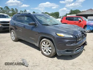 2016 Jeep Cherokee Limited with VIN 1C4PJLDS6GW176941, listed as a Copart auction lot 56754985 with 90,974 mi miles and Salvage title. Bid and sale history available at DreamBid. Image 4.