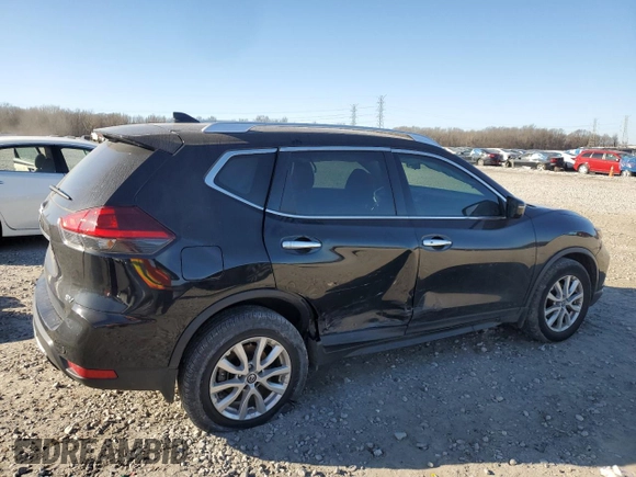 2019 Nissan Rogue SV with VIN JN8AT2MT8KW258556, listed as a Copart auction lot 46705905 with 38,178 mi miles and Salvage Title. Bid and sale history available at DreamBid. Image 3.