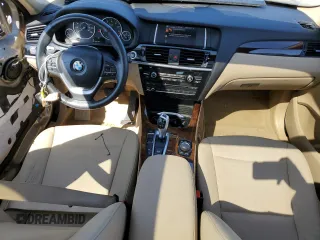 2015 BMW X3 xDrive28i with VIN 5UXWX9C53F0D45924, listed as a Copart auction lot 51139555 with 122,083 mi miles and Salvage Title. Bid and sale history available at carsss.com. Image 8.