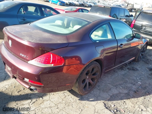 2007 BMW 6 Series 650i with VIN WBAEH13547CR51657, listed as a IAAI auction lot 41627772 with 139,147 mi miles. Bid and sale history available at carsss.com. Image 4.