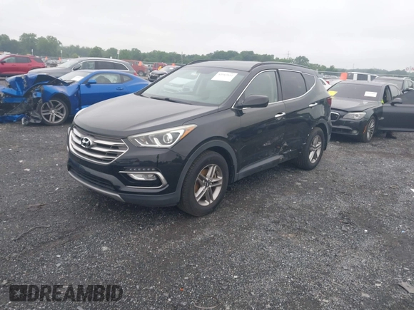 2017 Hyundai Santa Fe 2.4L with VIN 5NMZUDLB8HH009282, listed as a IAAI auction lot 42512122 with 81,744 mi miles and . Bid and sale history available at DreamBid. Image 2.