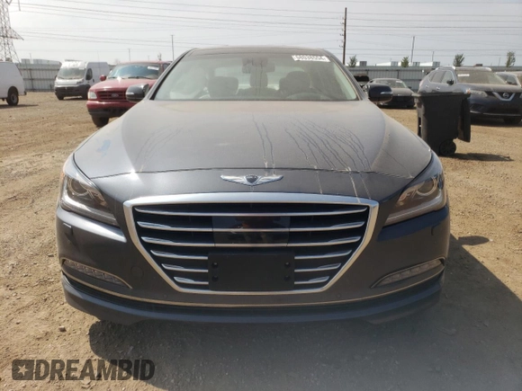 2017 Genesis G80 3.8L with VIN KMHGN4JEXHU176409, listed as a Copart auction lot 68038554 with 120,655 mi miles and Salvage Title. Bid and sale history available at DreamBid. Image 5.