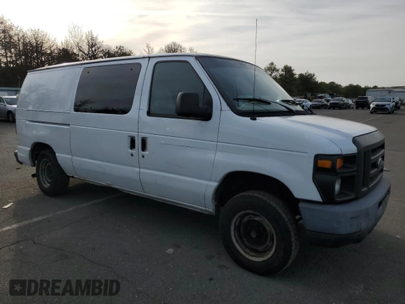 2008 Ford Econoline Cargo Commercial with VIN 1FTNE14W18DA66881, listed as a Copart auction lot 48191665 with 229,760 mi miles and Salvage title. Bid and sale history available at DreamBid. Image 4.