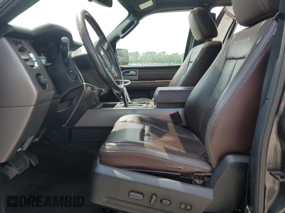 2015 Ford Expedition Platinum with VIN 1FMJU1LT1FEF00504, listed as a Copart auction lot 55325875 with 133,336 mi miles and Salvage title. Bid and sale history available at DreamBid. Image 7.