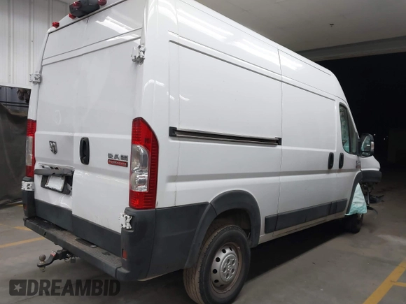 2019 Ram ProMaster Cargo with VIN 3C6TRVBG5KE549723, listed as a IAAI auction lot 41034244 with Not Provided miles and . Bid and sale history available at carsss.com. Image 4.