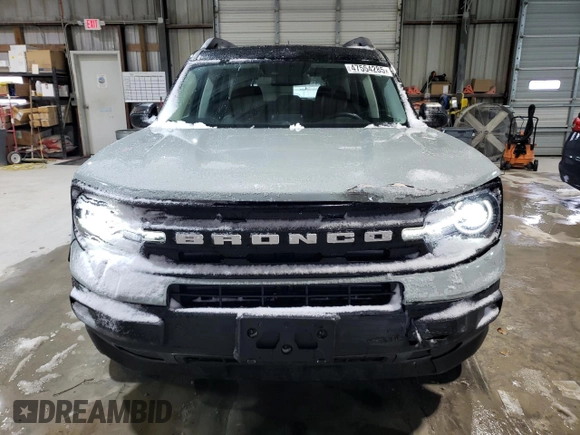 2022 Ford Bronco Sport Outer Banks with VIN 3FMCR9C65NRD25964, listed as a Copart auction lot 47564285 with 22,611 mi miles and Salvage title. Bid and sale history available at DreamBid. Image 5.