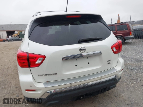 2018 Nissan Pathfinder SV with VIN 5N1DR2MM5JC659204, listed as a IAAI auction lot 41781827 with 65,835 mi miles and . Bid and sale history available at DreamBid. Image 16.