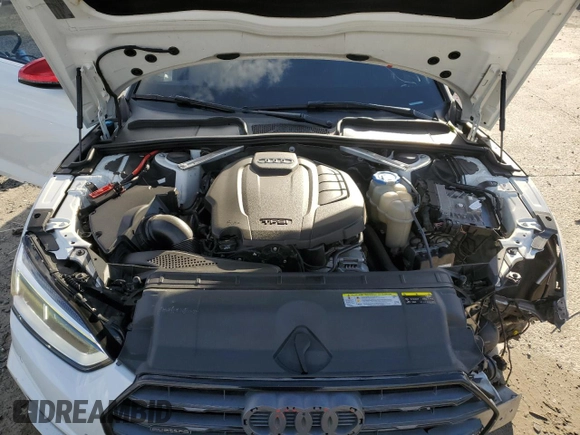 2018 Audi A5 Sportback Premium Plus with VIN WAUENCF55JA019311, listed as a Copart auction lot 39348524 with 59,869 mi miles. Bid and sale history available at carsss.com. Image 11.
