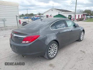 2011 Buick Regal CXL Turbo TO2 with VIN W04GW5EV0B1107958, listed as a IAAI auction lot 41609496 with Not Provided miles. Bid and sale history available at carsss.com. Image 4.