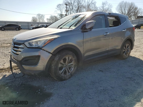 2015 Hyundai Santa Fe Sport with VIN 5XYZT3LB3FG297314, listed as a Copart auction lot 46344405 with 172,502 mi miles and Salvage Title. Bid and sale history available at carsss.com. Image 1.