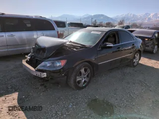 2008 Acura RL Technology with VIN JH4KB16658C003554, listed as a Copart auction lot 42446285 with 180,482 mi miles and Salvage Title. Bid and sale history available at DreamBid. Image 1.