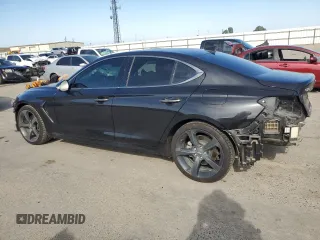 2019 Genesis G70 Advanced z VIN KMTG44LA6KU025965, wystawiony jako Copart lot #52107135 z przebiegiem 37 751 mil mil oraz Szkoda całkowita • Salvage title. Historia ofert i sprzedaży dostępna na DreamBid. Obrazek 2.