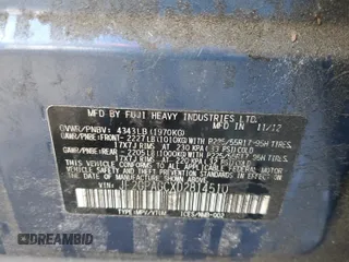 2013 Subaru Crosstrek Limited с VIN JF2GPAGCXD2814510, выставлен на аукционе Copart как лот 86892114 с пробегом 97 654 миль миль и Списание • Salvage title. История ставок и продаж доступна на DreamBid. Изображение 12.