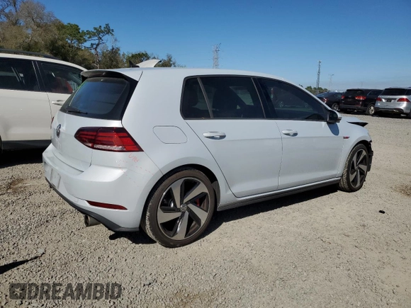 2019 Volkswagen Golf GTI S with VIN 3VW6T7AU1KM018130, listed as a Copart auction lot 43737504 with 45,590 mi miles. Bid and sale history available at carsss.com. Image 3.