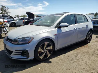 2020 Volkswagen Golf GTI S with VIN 3VW6T7AU8LM010382, listed as a Copart auction lot 63565953 with 54,165 mi miles. Bid and sale history available at carsss.com. Image 1.