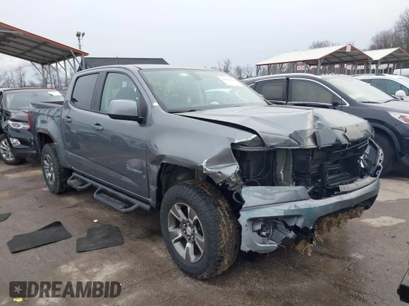 2020 Chevrolet Colorado 4WD Z71 with VIN 1GCGTDEN3L1154721, listed as a IAAI auction lot 41622361 with 64,628 mi miles and . Bid and sale history available at DreamBid. Image 1.