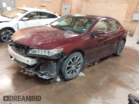 2015 Acura TLX Advance z VIN 19UUB3F70FA010680, wystawiony jako IAAI lot #41609571 z przebiegiem 123 004 mil mil oraz . Historia ofert i sprzedaży dostępna na DreamBid. Obrazek 17.