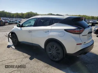 2023 Nissan Murano SV z VIN 5N1AZ2BJ0PC117352, wystawiony jako Copart lot #52926645 z przebiegiem 34 390 mil mil oraz Szkoda całkowita • Salvage title. Historia ofert i sprzedaży dostępna na DreamBid. Obrazek 2.