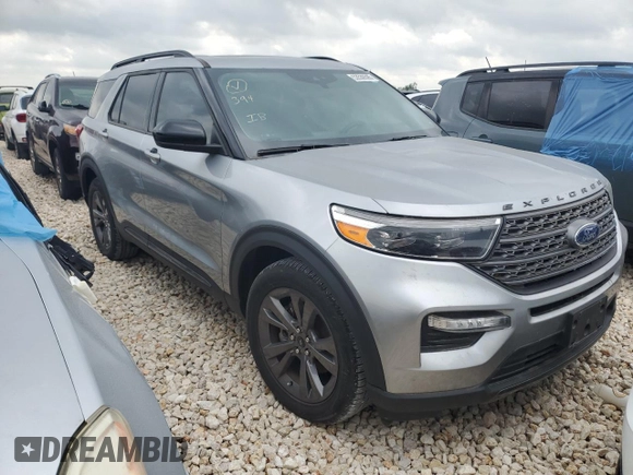 2022 Ford Explorer XLT z VIN 1FMSK7DH9NGC41271, wystawiony jako Copart lot #53530595 z przebiegiem 10 620 mil mil oraz Czysty tytuł • Clean title. Historia ofert i sprzedaży dostępna na DreamBid. Obrazek 4.