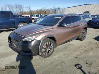 2017 Infiniti QX30 Premium with VIN SJKCH5CR7HA030841, listed as a Copart auction lot 85230944 with 85,156 mi miles and Salvage Title. Bid and sale history available at carsss.com. Image 1.
