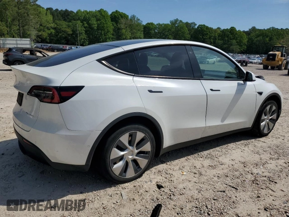 2020 Tesla Model Y Long Range z VIN 5YJYGDEEXLF043910, wystawiony jako Copart lot #54007745 z przebiegiem 102 974 mil mil oraz Szkoda całkowita • Salvage title. Historia ofert i sprzedaży dostępna na DreamBid. Obrazek 3.