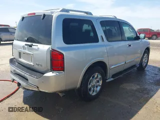 2004 Infiniti QX56 with VIN 5N3AA08A44N809589, listed as a IAAI auction lot 41792702 with 1 mi miles. Bid and sale history available at carsss.com. Image 4.