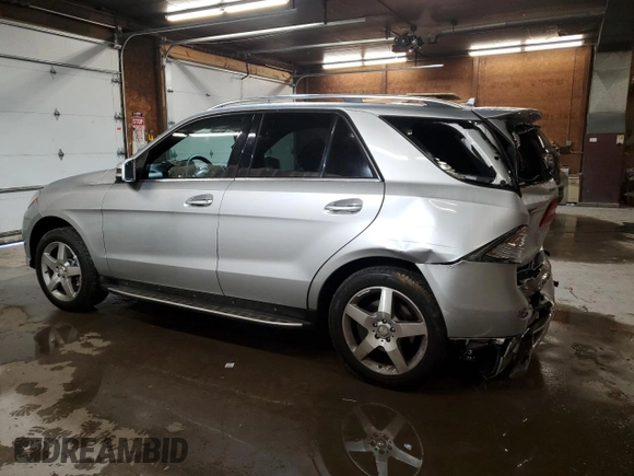 2014 Mercedes-Benz M 550 with VIN 4JGDA7DB8EA383850, listed as a Copart auction lot 79911164 with 107,090 mi miles and Salvage Title. Bid and sale history available at DreamBid. Image 2.