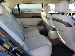 2020 Genesis G90 3.3T Premium with VIN KMTF34PA4LU076259, listed as a Copart auction lot 87943615 with 61,425 mi miles and Salvage Title. Bid and sale history available at carsss.com. Image 10.