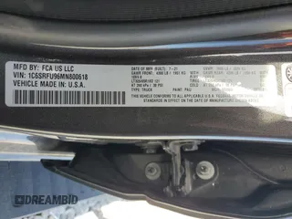 2021 Ram 1500 TRX with VIN 1C6SRFU96MN800618, listed as a Copart auction lot 51782905 with 43,585 mi miles and Salvage title. Bid and sale history available at DreamBid. Image 13.