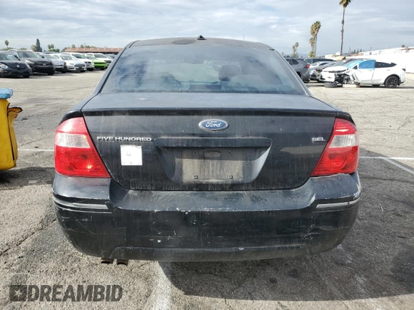 2007 Ford Five Hundred SEL with VIN 1FAHP24197G104300, listed as a Copart auction lot 81004154 with 0 mi miles and Salvage Title. Bid and sale history available at carsss.com. Image 6.